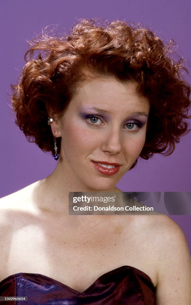 American actress Claudia Lonow poses for a portrait in Los Angeles, California, circa 1985. (Photo by Donaldson Collection/Getty Images)