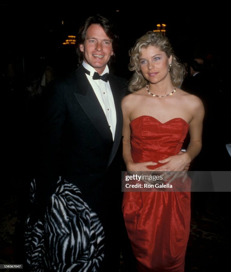 BEVERLY HILLS, CA - MARCH 31: Actor Gordon Thomson and date attending "Wrap Party for Eighth Season of The Love Boat" on March 31, 1985 at the Beverly Hilton Hotel in Beverly Hills, California. (Photo by Ron Galella, Ltd./Ron Galella Collection via Getty Images)