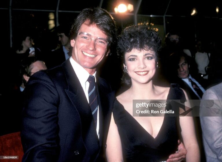 NEW YORK CITY - FEBRUARY 23: Actor Gordon Thomson and actress Emma Samms attend ABC Entertainment's Casting Department's Party to Celebrate the New Faces of ABC Television on February 23, 1984 at the Tavern on the Green in New York City. (Photo by Ron Galella, Ltd./Ron Galella Collection via Getty Images)