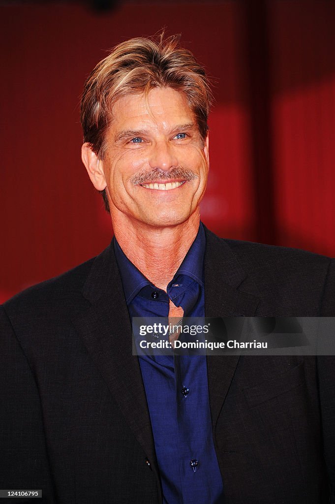 VENICE, ITALY - SEPTEMBER 08: Clayton Norcross attends the "Killer Joe" Premiere during the 68th Venice International Film Festival at Palazzo del Cinema on September 8, 2011 in Venice, Italy. (Photo by Dominique Charriau/WireImage)