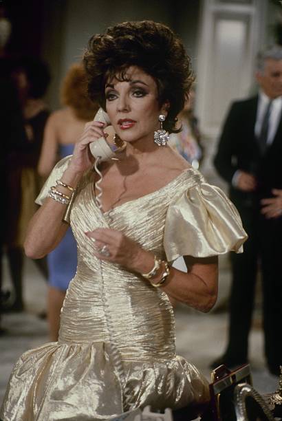 DYNASTY - "The Aftermath" - Airdate October 7, 1987. (Photo by ABC Photo Archives/Disney General Entertainment Content via Getty Images) JOAN COLLINS