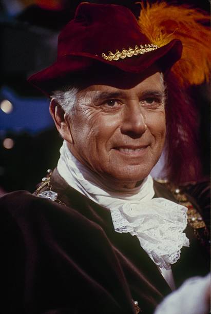 DYNASTY - "The Fair" - Airdate December 9, 1987. (Photo by ABC Photo Archives/Disney General Entertainment Content via Getty Images) JOHN FORSYTHE