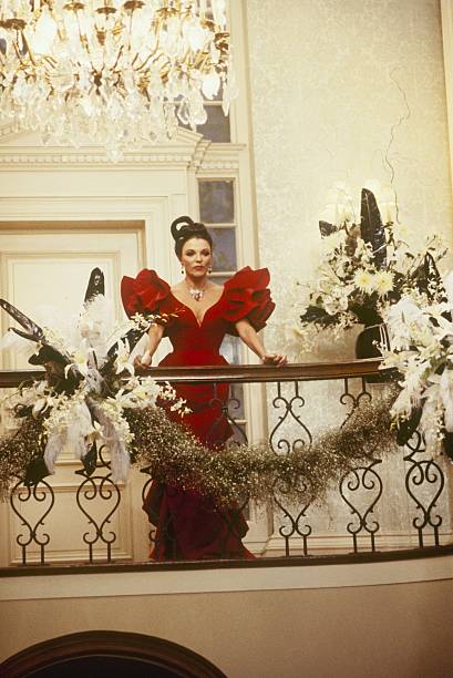 DYNASTY - "The Ball" - Airdate December 17, 1986. (Photo by ABC Photo Archives/Disney General Entertainment Content via Getty Images) JOAN COLLINS