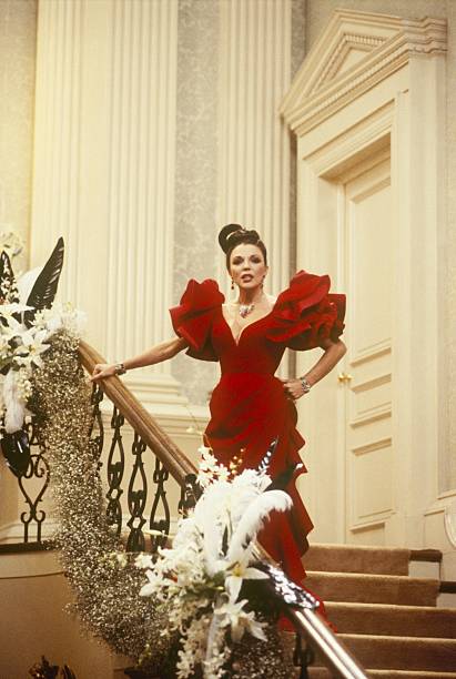 DYNASTY - "The Ball" - Airdate December 17, 1986. (Photo by ABC Photo Archives/Disney General Entertainment Content via Getty Images) JOAN COLLINS