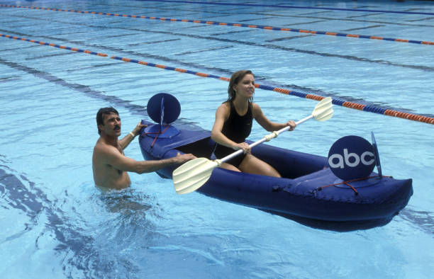Actor Geoffrey Scott attends the taping of The Battle Of The Network Stars on April 23, 1983 at Pepperdine University in Malibu, California. (Photo by Ron Galella, Ltd./Ron Galella Collection via Getty Images)