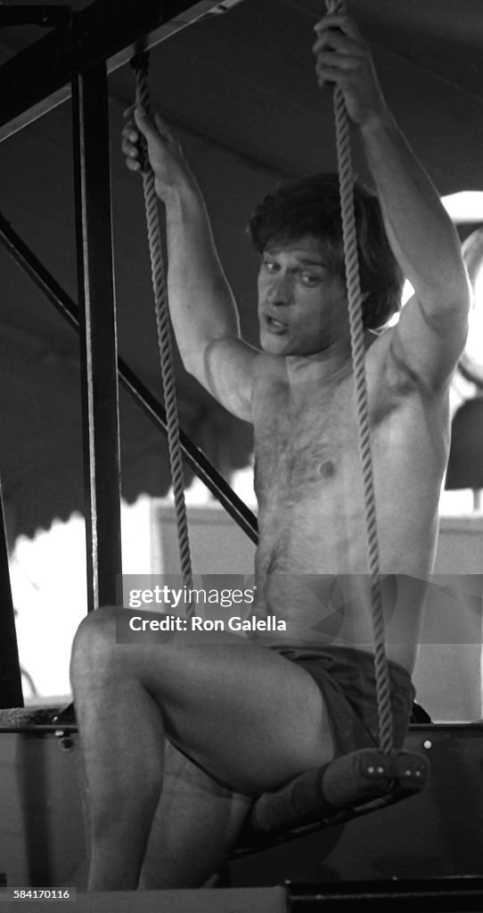 MALIBU, CA - APRIL 23:  John James attends the taping of Battle of the Network Stars on April 23, 1983 at Pepperdine University in Malibu, California. (Photo by Ron Galella/Ron Galella Collection via Getty Images)