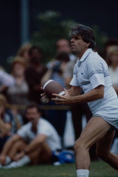 Malibu, CA - 1983: William Devane appearing on the ABC tv special 'Battle of the Network Stars XIV', at Pepperdine University. (Photo by Bob Long /American Broadcasting Companies via Getty Images)