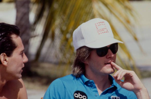 Unspecified - 1985: Jack Coleman appearing on the ABC tv special 'Battle of the Network Stars XVIII'. (Photo by Bob D'Amico /American Broadcasting Companies via Getty Images)