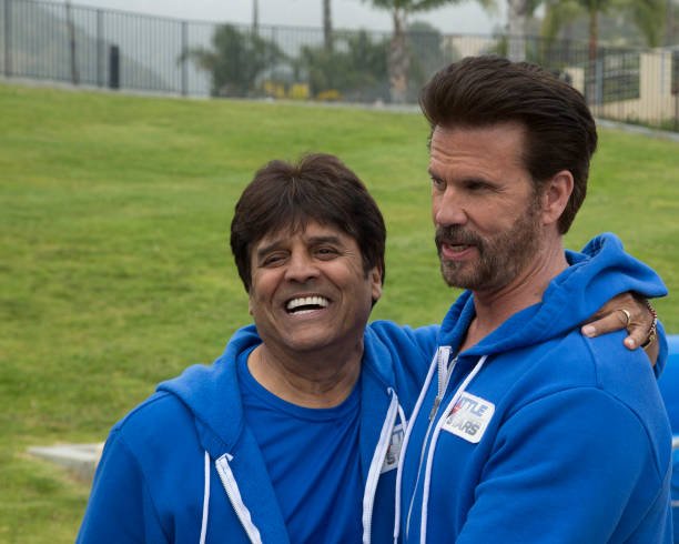 BATTLE OF THE NETWORK STARS - "Cops vs. TV Sitcoms" - The revival of "Battle of the Network Stars," based on the '70s and '80s television pop-culture classic, will continue on THURSDAY, JULY 27 (9:00-10:00 p.m. EDT), on Disney General Entertainment Content via Getty Images. (Kelsey McNeal via Getty Images)
ERIK ESTRADA, LORENZO LAMAS