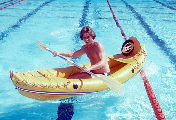Leigh McCloskey (Dallas) during Taping of "Battle of the Network Stars" at Pepperdine University in Malibu, California, United States. (Photo by Barry King/WireImage)