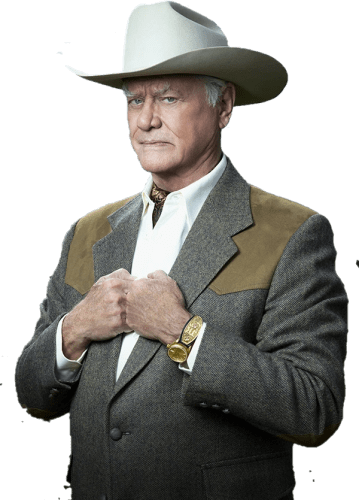 Larry Hagman-cutout