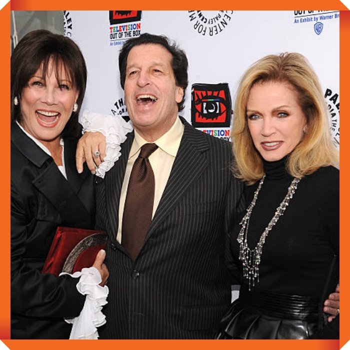 BEVERLY HILLS, CA - APRIL 12: Actress Michele Lee, Warner Brother's Peter Roth and actress Donna Mills arrive at the Paley Center's opening of "Television: Out Of The Box" at The Paley Center for Media on April 12, 2012 in Beverly Hills, California. (Photo by Mark Sullivan/WireImage)