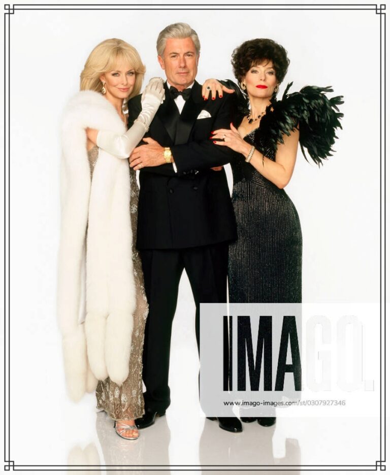 Melora Hardin  Krystle Carrington, Bart John Blake Carrington and Alice Krige Alexis Carrington in Dynasty: The Making Of A Guilty Pleasure 3027, Dynasty: The Making Of A Guilty Pleasure offers a satirical yet poignant look at how the phenomenally successful show, which ran from 1981-1989 on ABC, reflected the Reagan years of excess and glamour. Pictured: Melora Hardin  Krystle Carrington, Bart John Blake Carrington and Alice Krige Alexis Carrington. Yet behind-the-scenes, success had some side effects. The stars began demanding bigger and bigger salaries, and the show s budget ballooned, making it one of the most expensive programs on television at the time. The telefilm tells of the sometimes desperate and frequently hilar PUBLICATIONxNOTxINxUKxFRAxUSA Copyright: xBobxD Amicox xABCx/xAvalonx 0518682898
