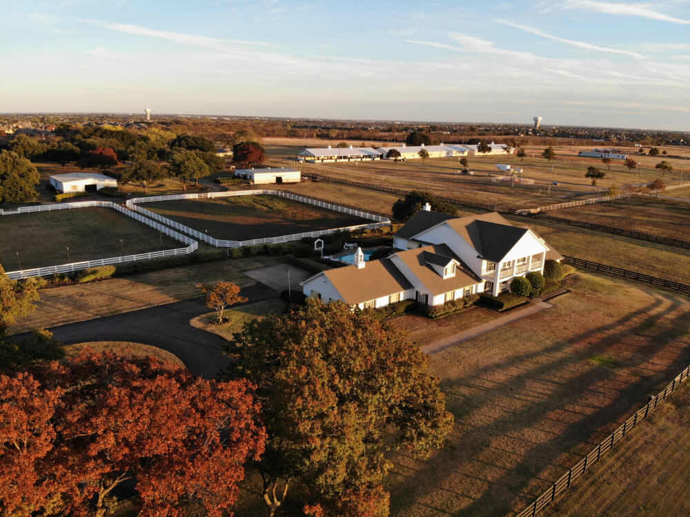 Aerial View-Southfork-Ranch
